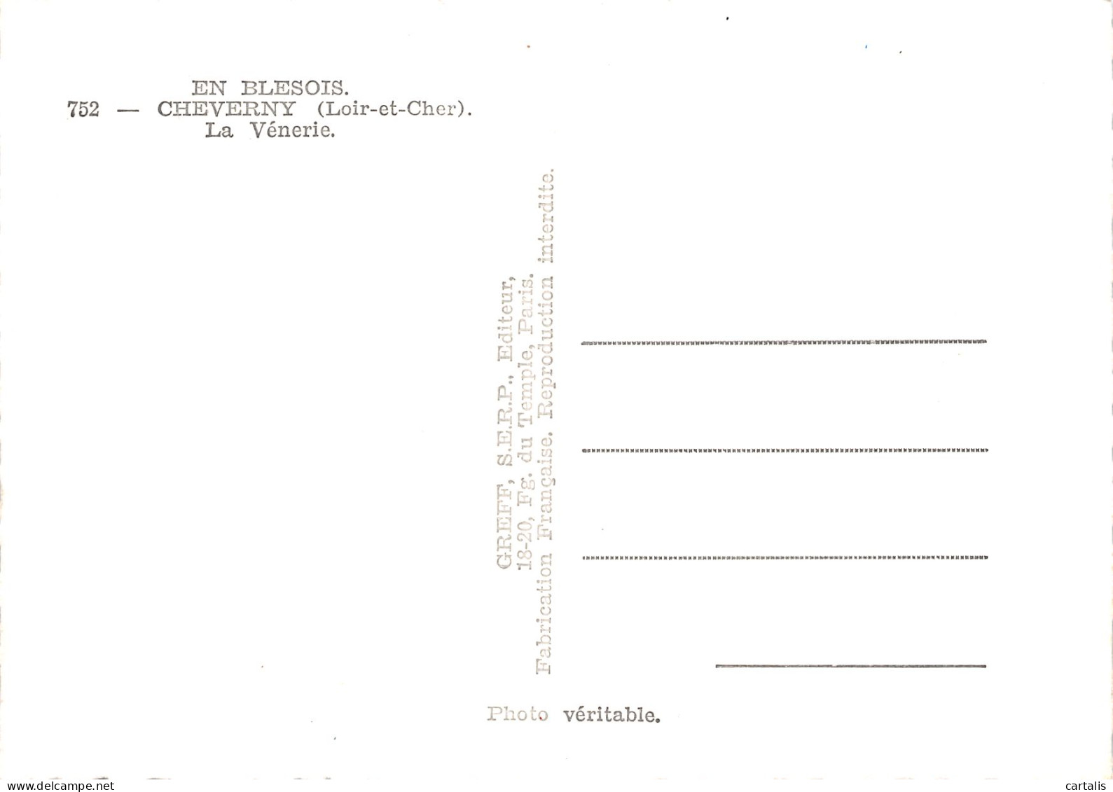 41-CHEVERNY-N°C4107-D/0375 - Cheverny