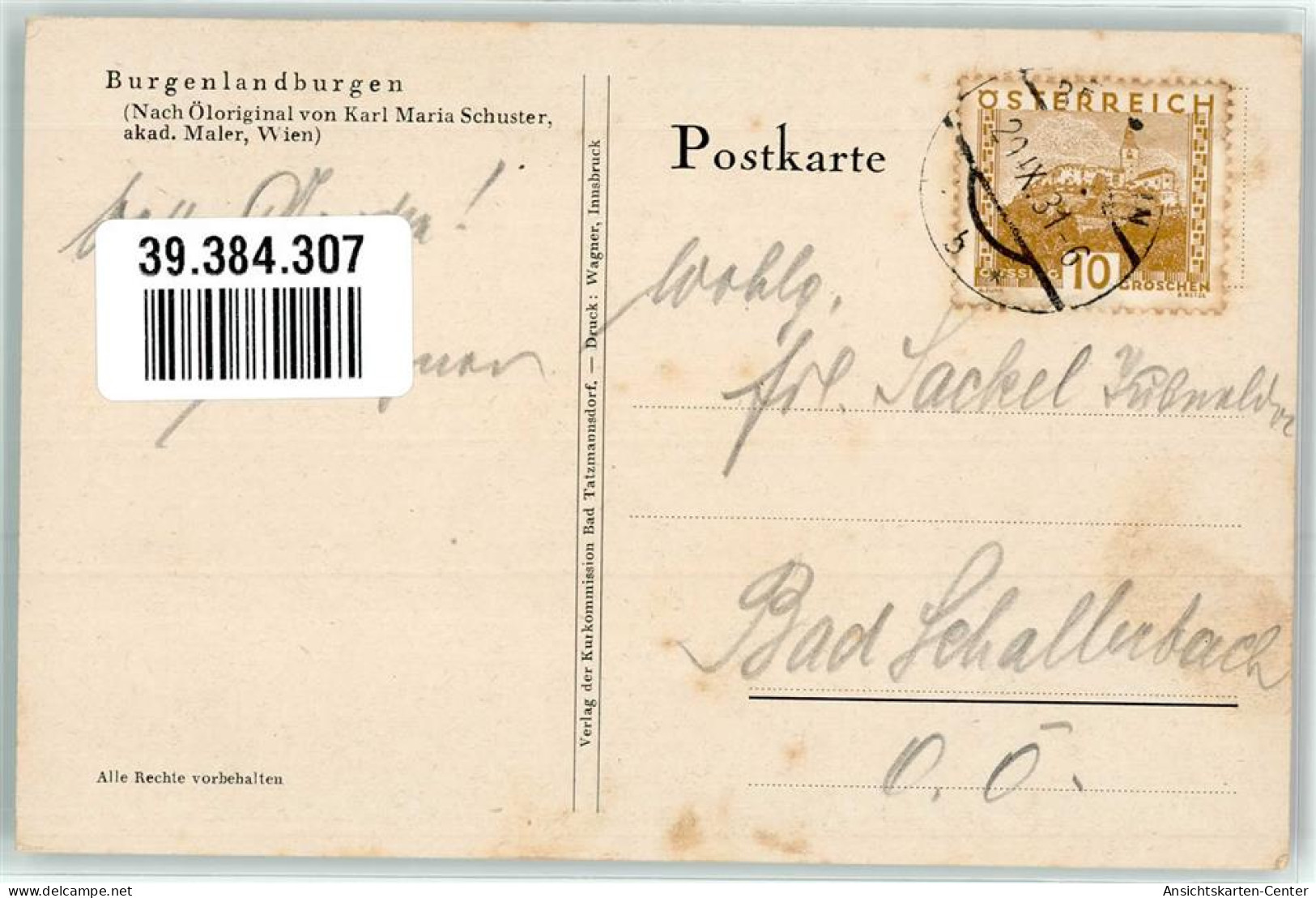 39384307 - Forchtenstein - Other & Unclassified