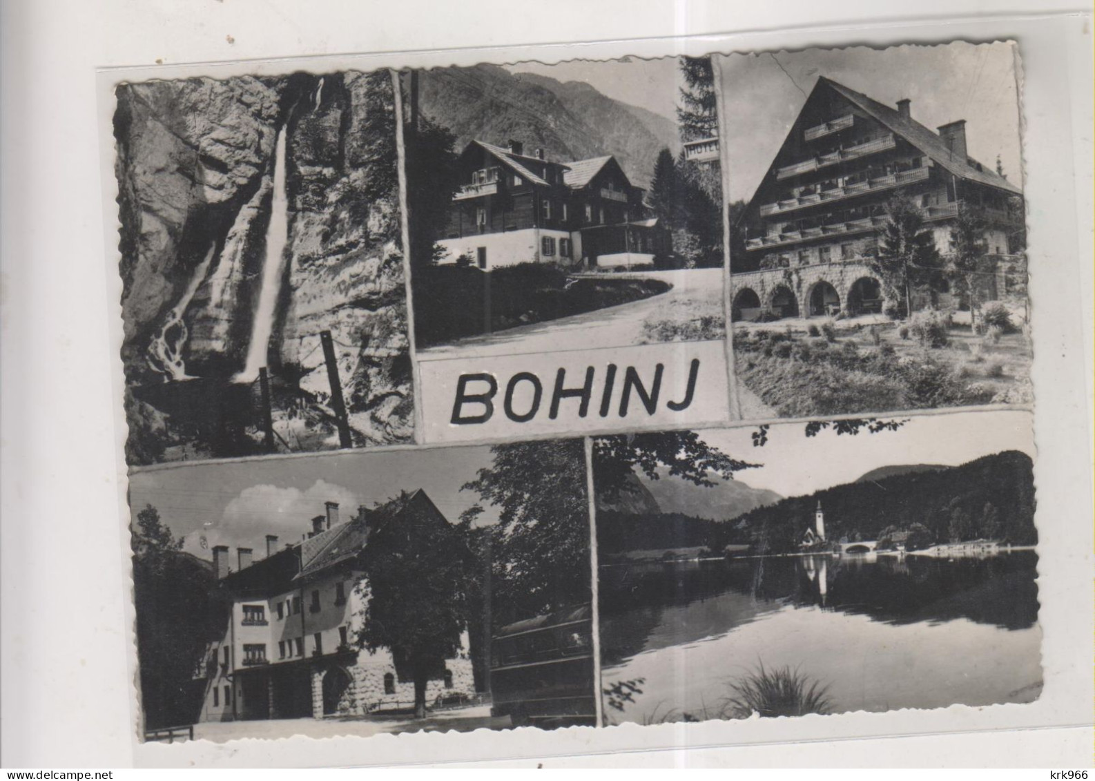 SLOVENIA  BOHINJ  Nice Postcard VF - Slovenia