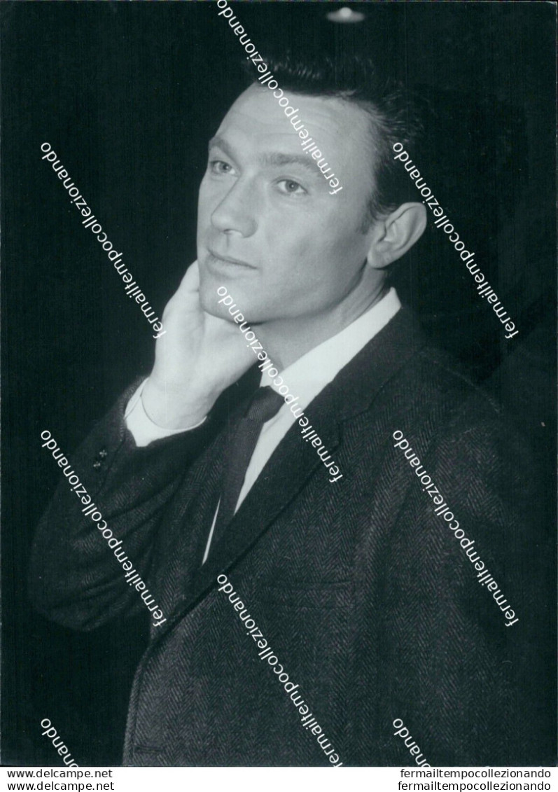 Fo2894 Foto Originale  Laurence Harvey Attore Actor Film Star Movie Personaggi - Sonstige & Ohne Zuordnung