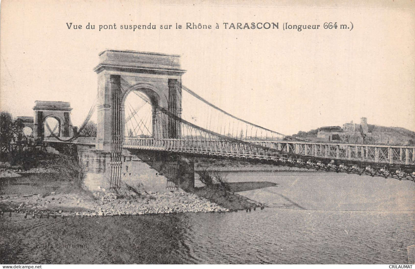 13-TARASCON LE PONT SUSPENDU-N°LP5119-E/0395 - Tarascon