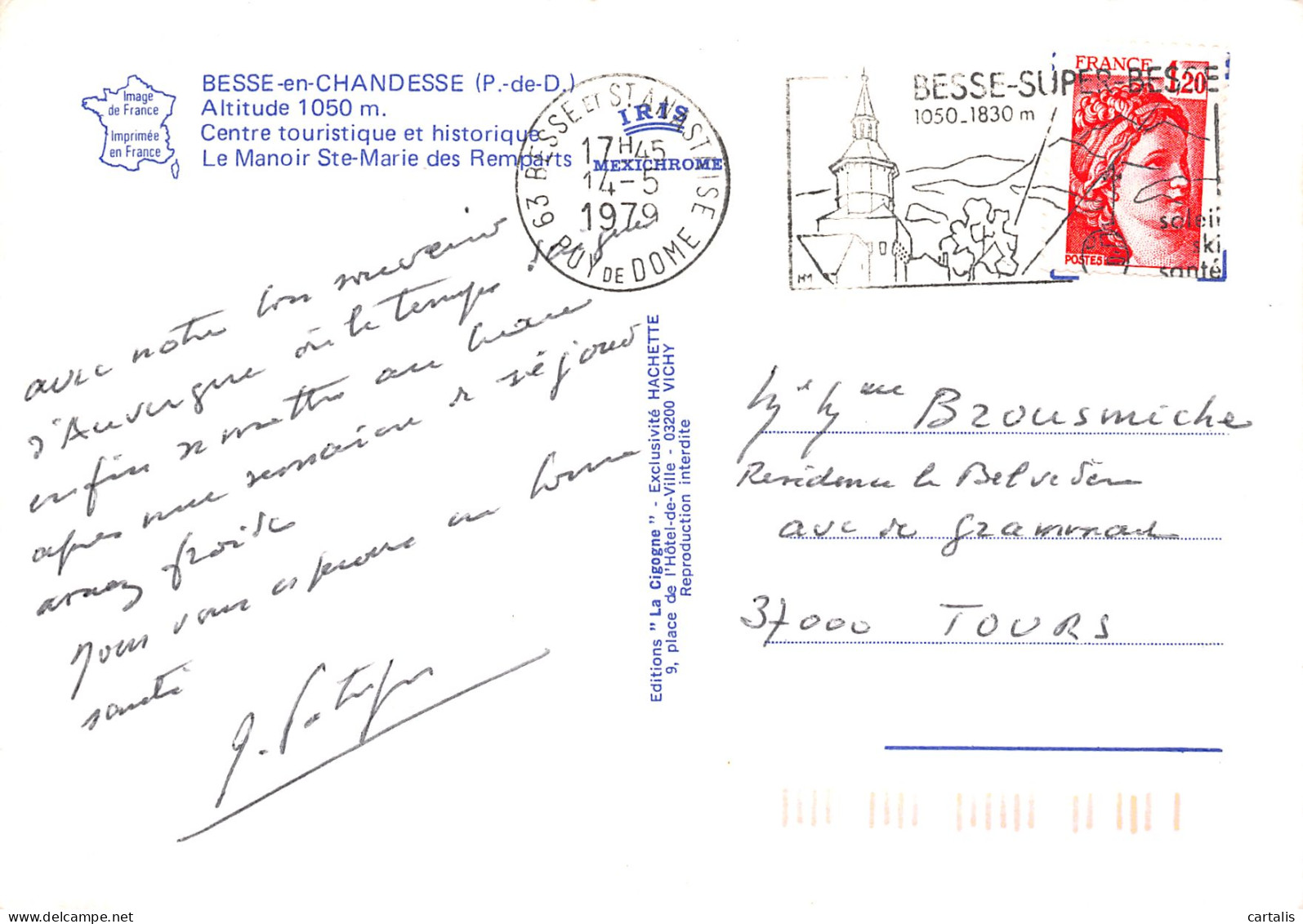 63-BESSE EN CHANDESSE-N°C4108-A/0021 - Besse Et Saint Anastaise