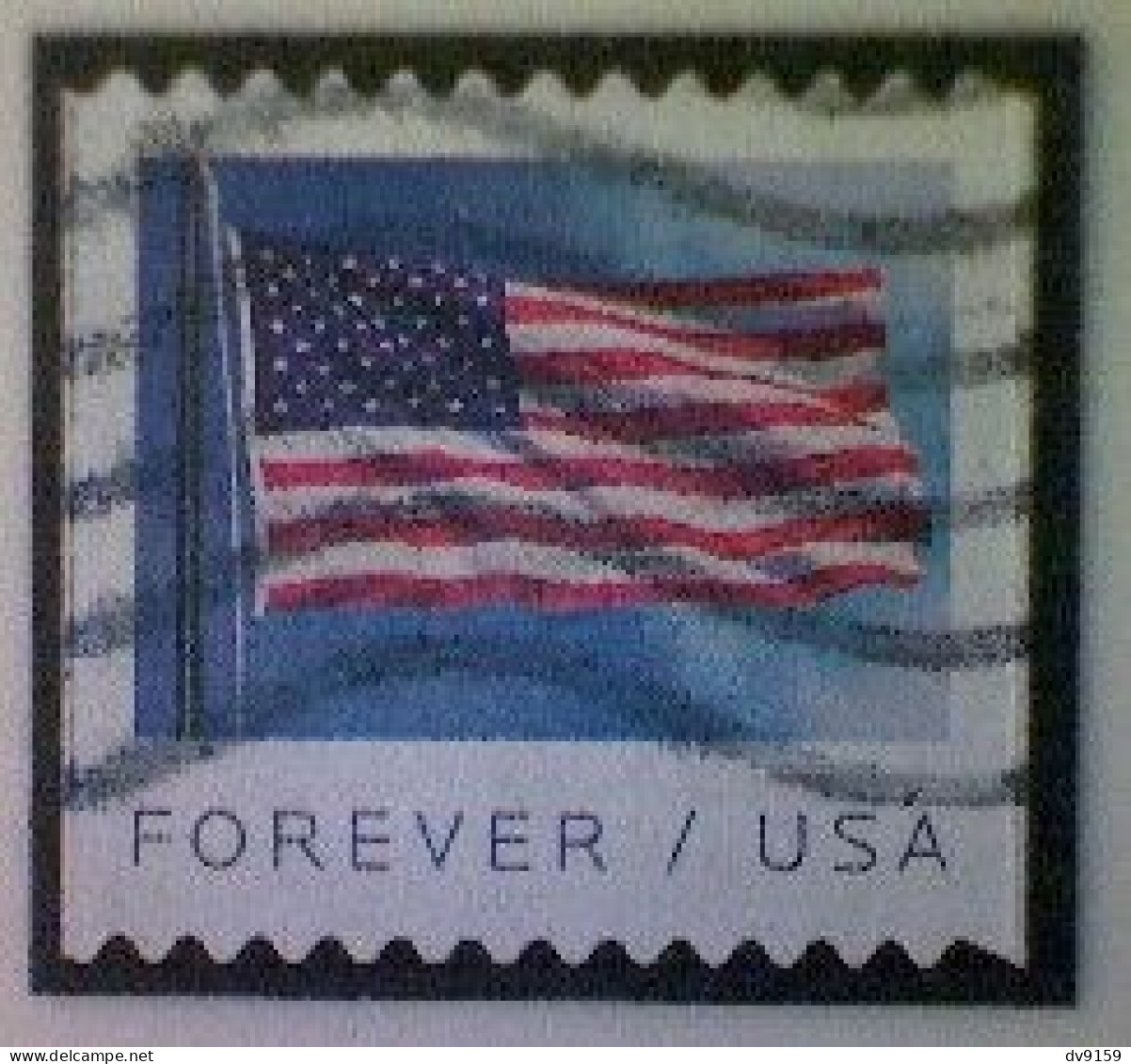 United States, Scott #5343, Used(o) Coil, 2019, Flag Definitive, (55¢) - Oblitérés