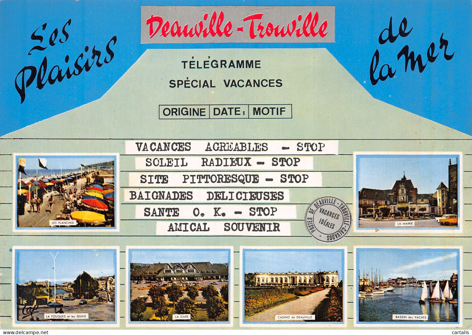 14-DEAUVILLE TROUVILLE-N°C4108-D/0091 - Deauville