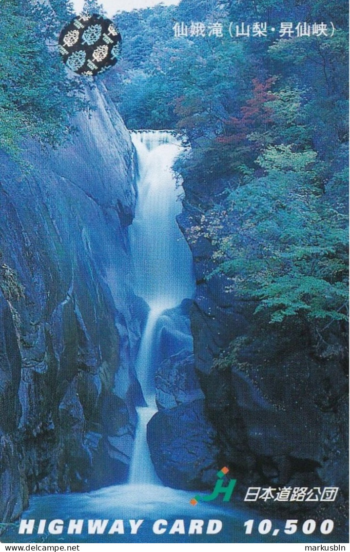 Japan Prepaid Highway Card 10500 - Nature Waterfall - Giappone