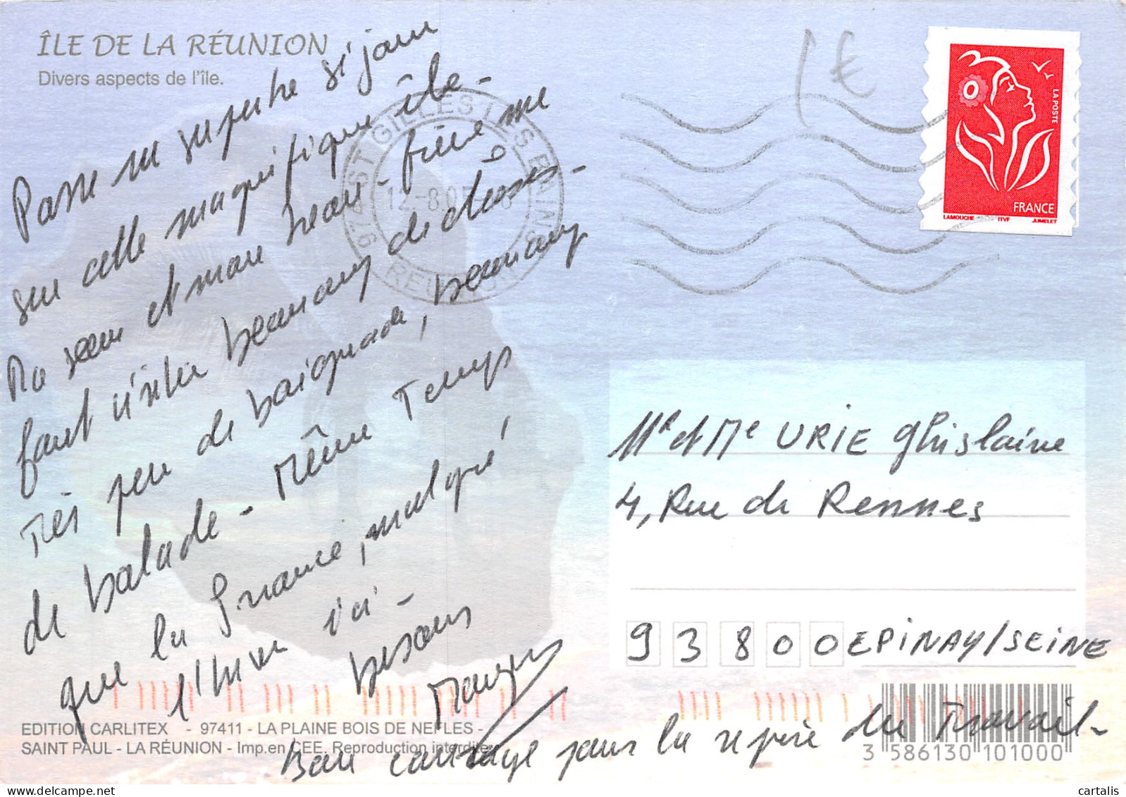 REU-ILE DE LA REUNION-N°C4109-B/0369 - Autres & Non Classés