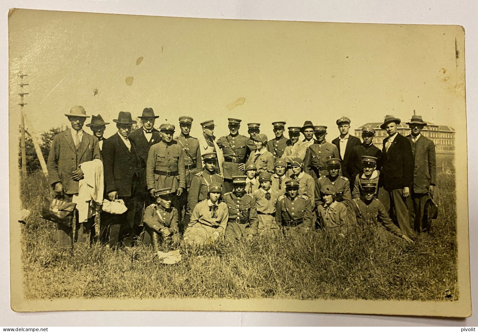 PILVIŠKIAI FOTO POSTCARD LITHUANIA KARIUOMENĖ ŠAULIAI ŠAULĖS 1930 - Litouwen