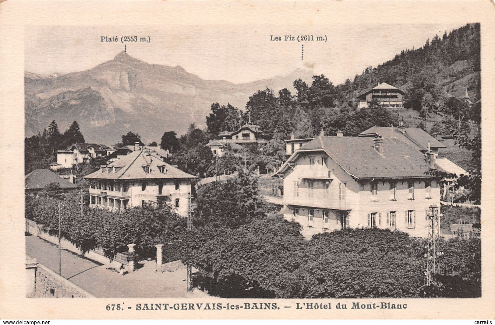 74-SAINT GERVAIS LES BAINS-N°C4108-E/0301 - Saint-Gervais-les-Bains