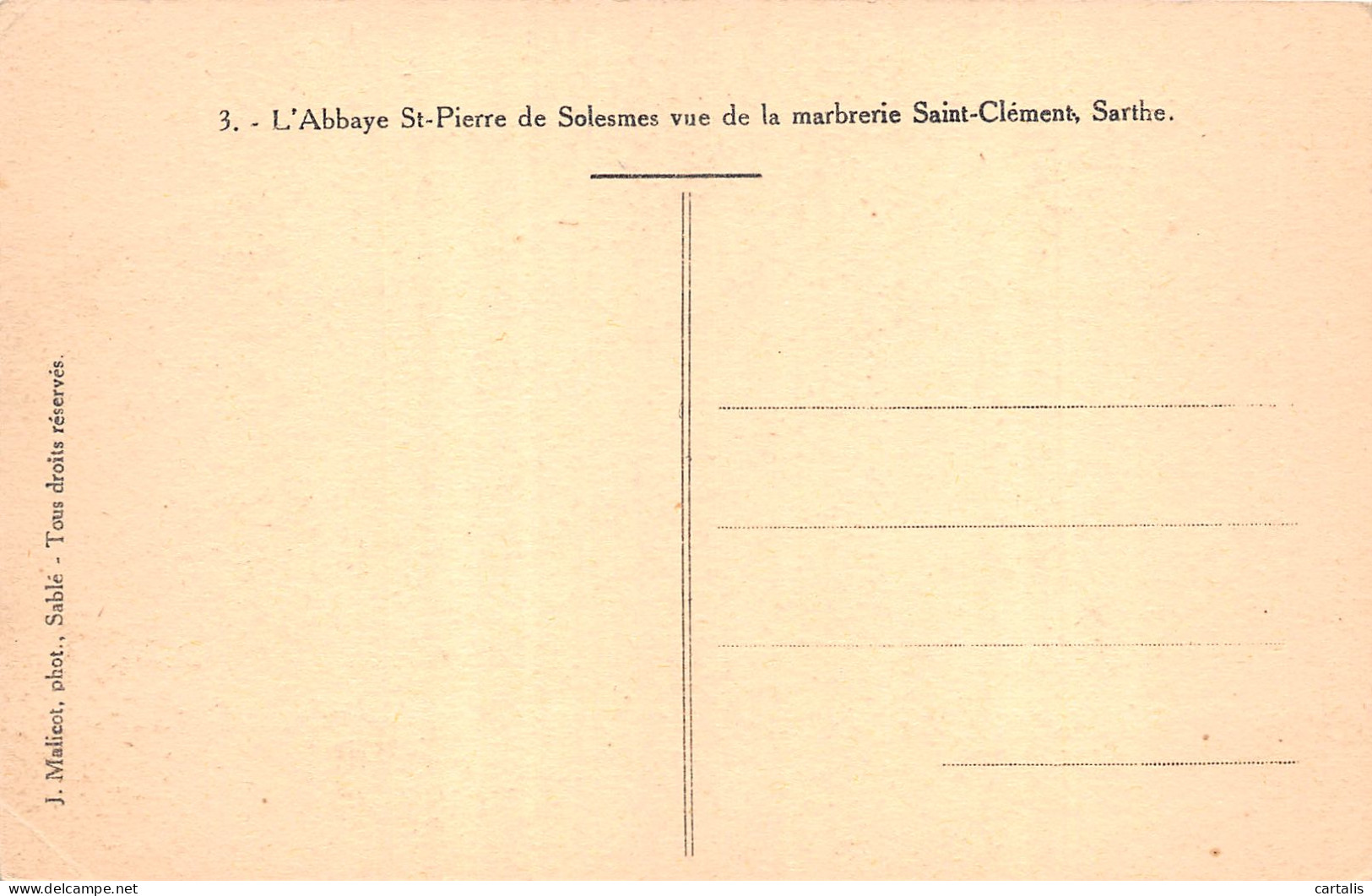 72-SOLESMES-N°C4109-E/0339 - Solesmes