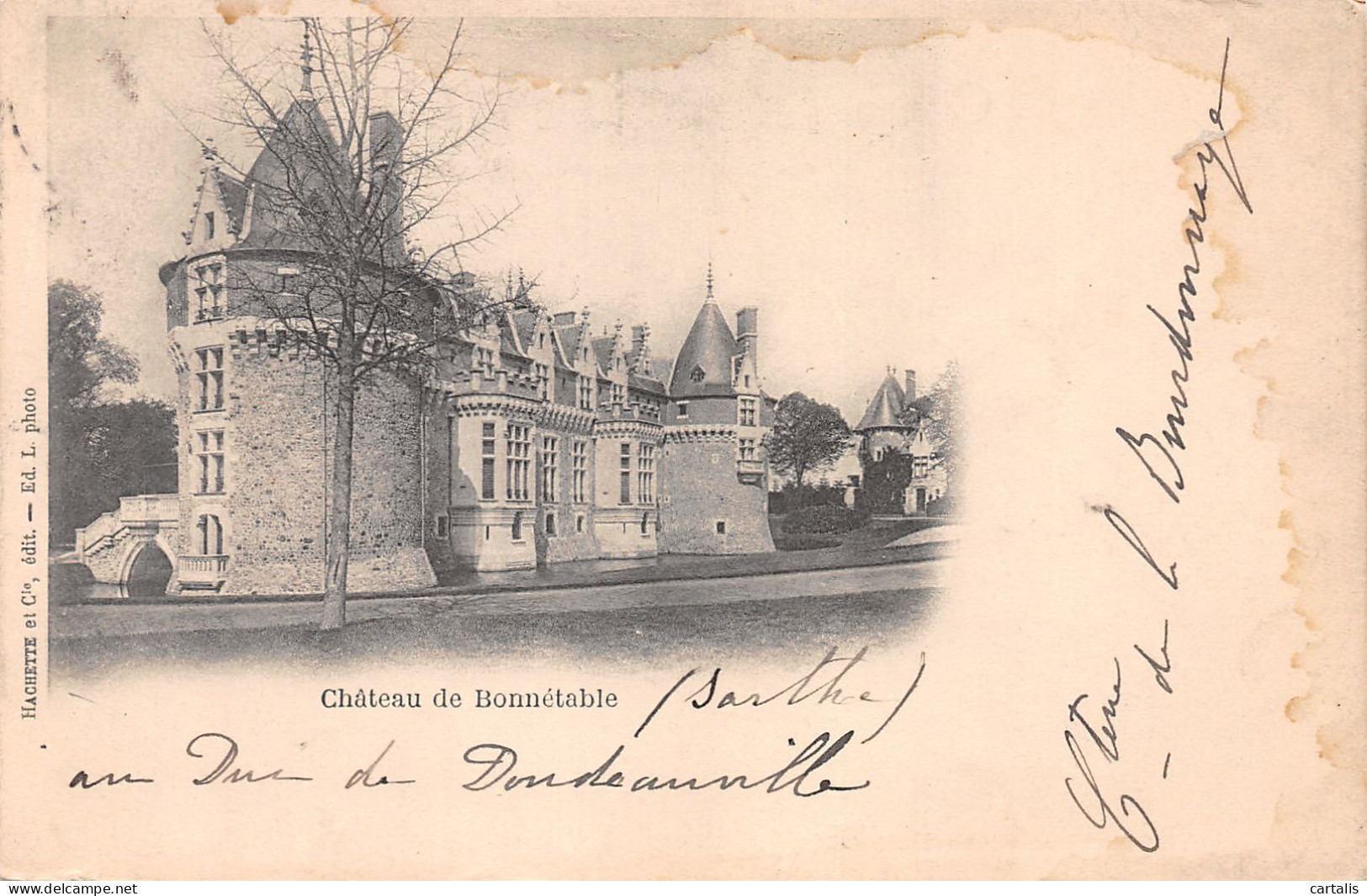 72-BONNETABLE LE CHATEAU-N°C4109-E/0191 - Bonnetable