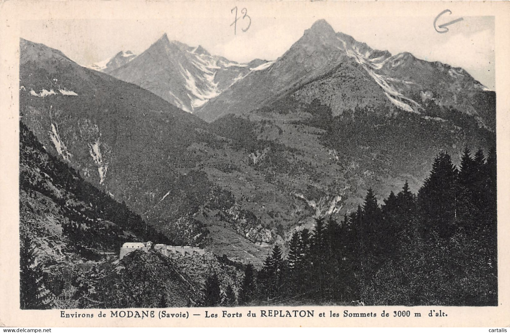 73-MODANE LES FORTS DU REPLATON-N°C4109-E/0067 - Modane