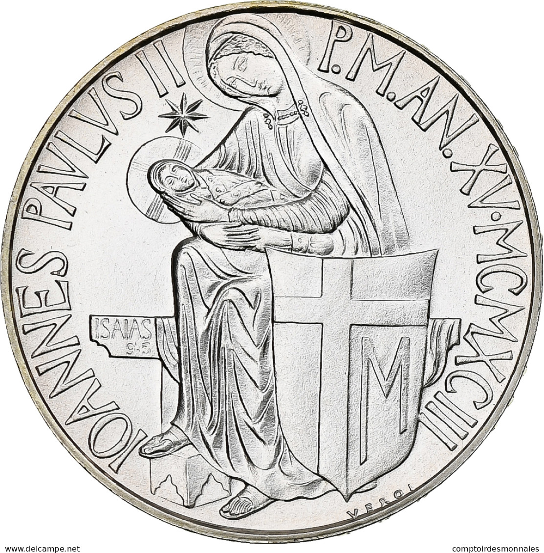 Cité Du Vatican, John Paul II, 500 Lire, 1993, Rome, Argent, FDC, KM:243 - Vatikan