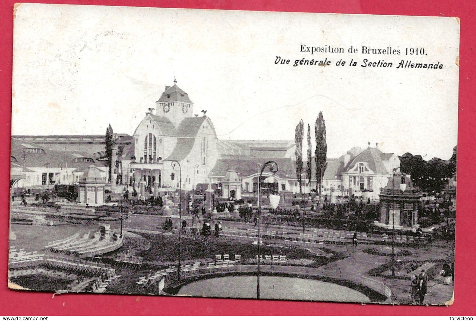 C.P. Bruxelles = Exposition 1910 :   Vue  Générale  De La Section  Allemande - Bruxelles (Città)