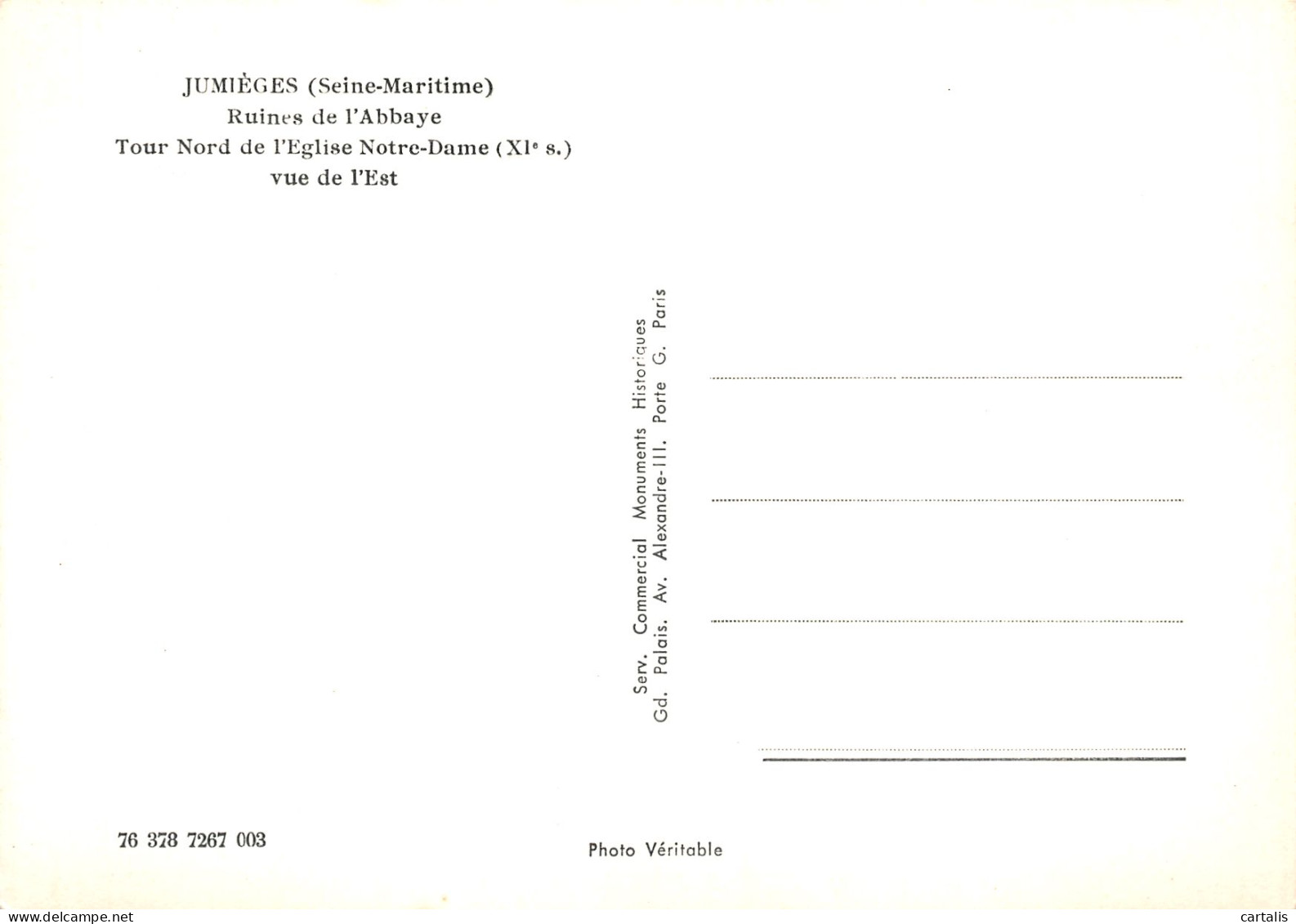 76-JUMIEGES-N°C4110-B/0205 - Jumieges