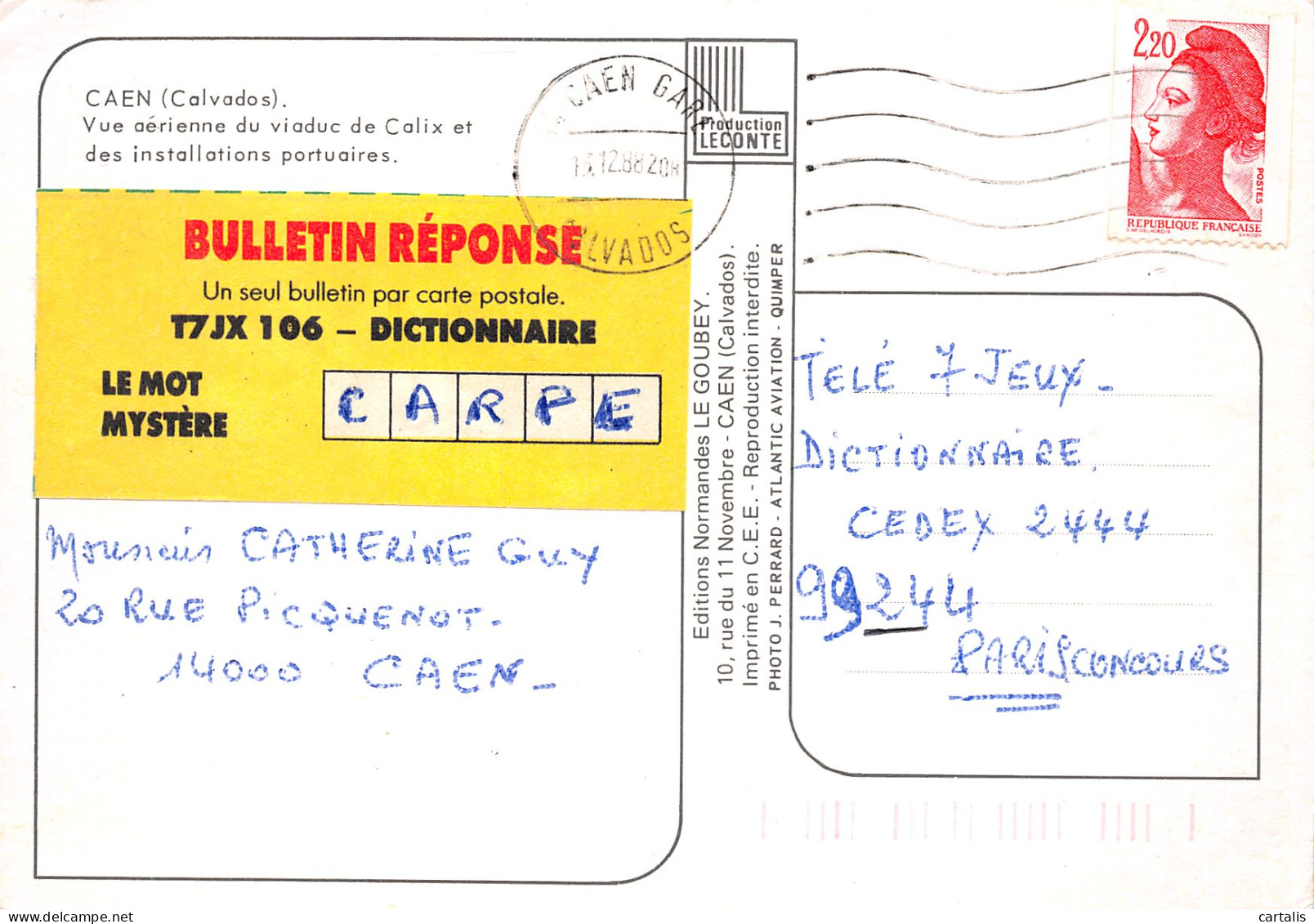 14-CAEN-N°C4110-B/0139 - Caen