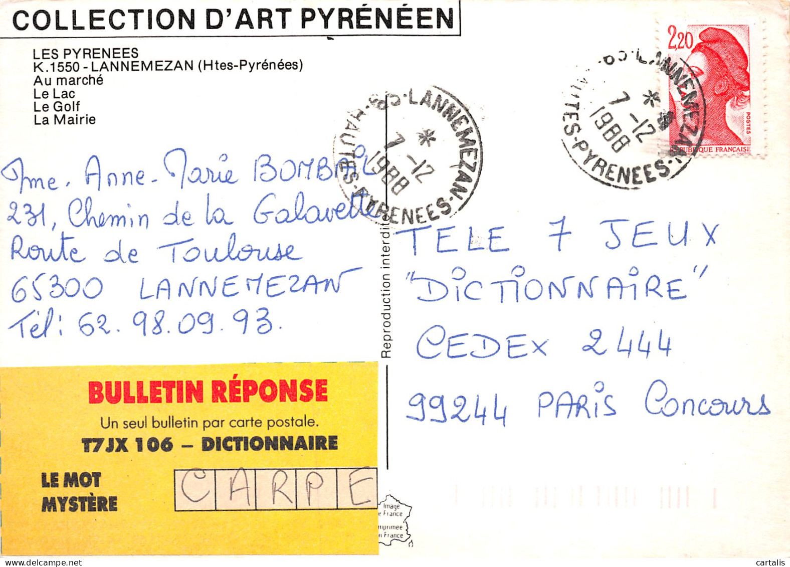 65-LANNEMEZAN-N°C4110-A/0345 - Lannemezan