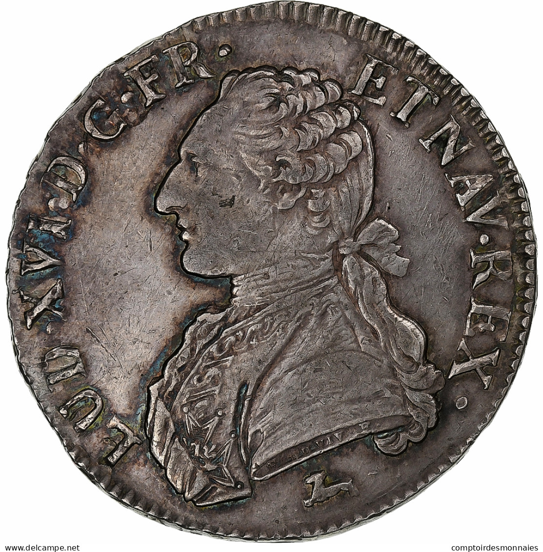 Monnaie, France, Louis XVI, Écu Aux Branches D'olivier, Ecu, 1785, Orléans - 1774-1791 Lodewijjk XVI