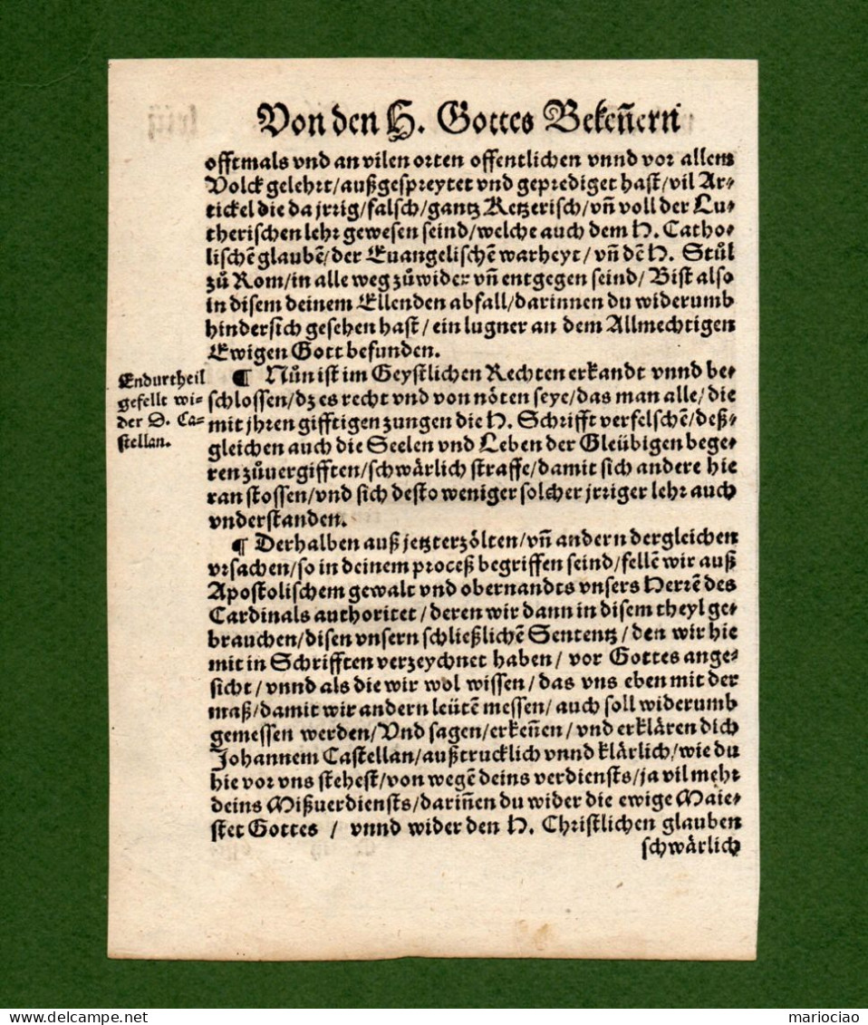ST-DE Martin Luthers Protestantische Reformation Tod Hinrichtungen Holzschnitt 1557 Ludwig Rabus #F - Estampes & Gravures