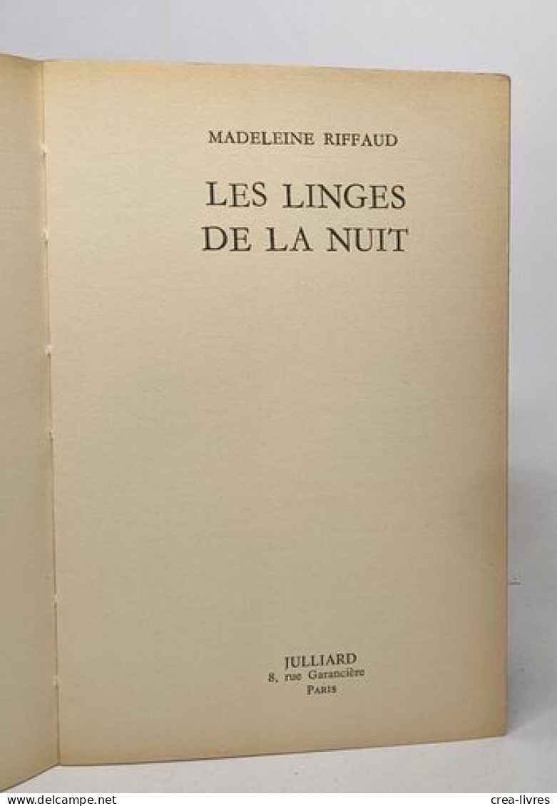 Les Linges De La Nuit - Other & Unclassified