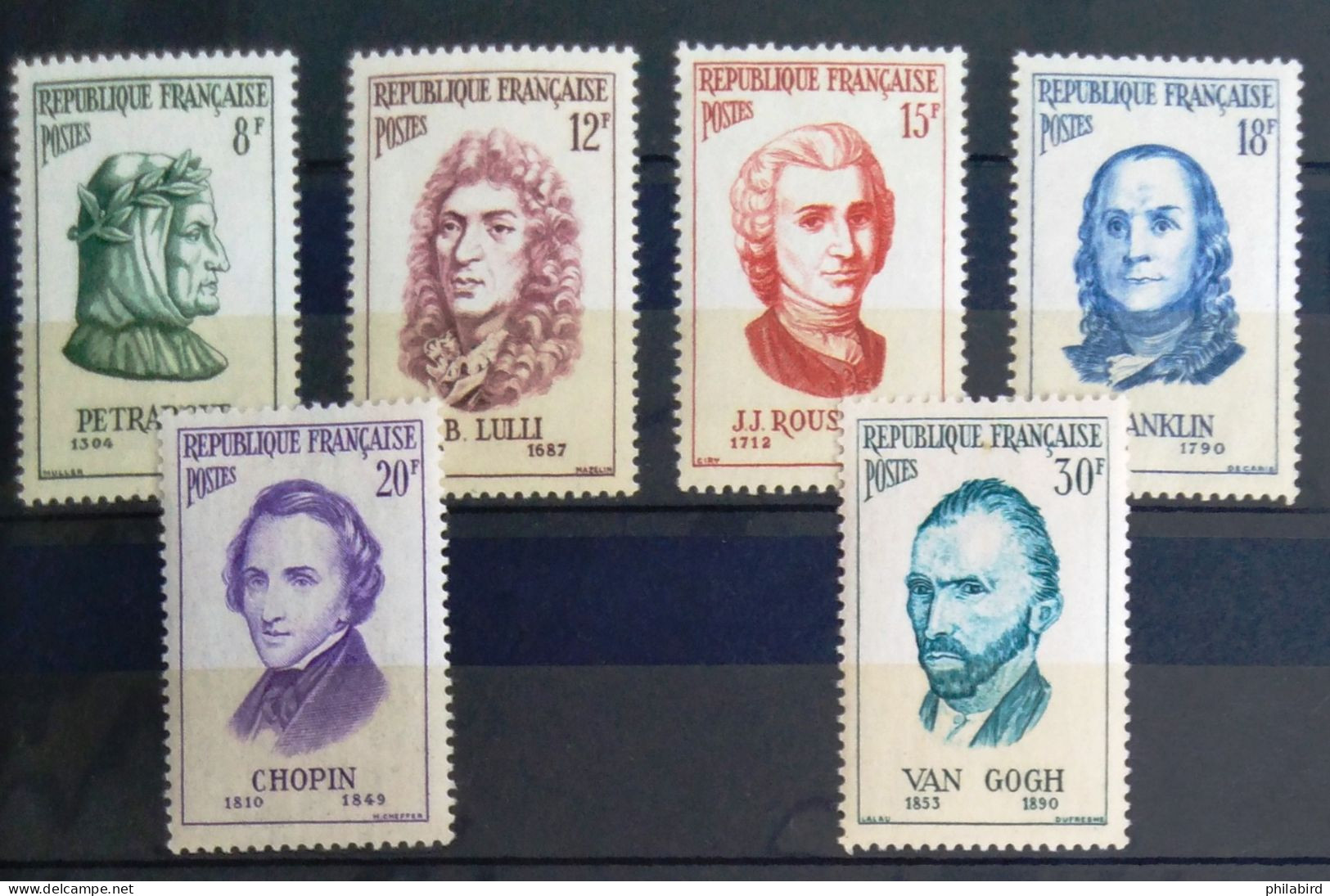 FRANCE                             N° 1082/1087                               NEUF** - Unused Stamps