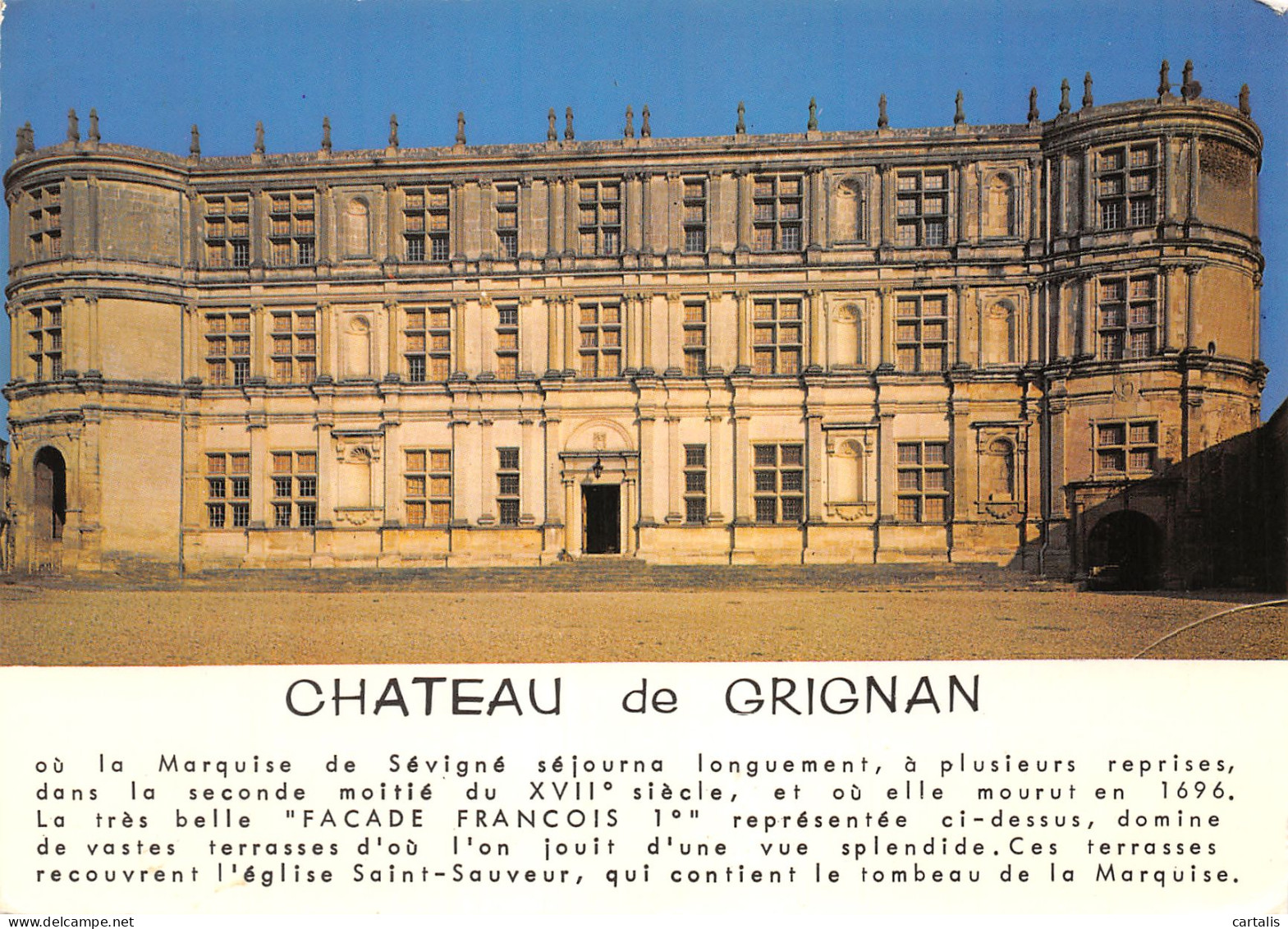 26-CHATEAU DE GRIGNAN-N°C4111-D/0367 - Sonstige & Ohne Zuordnung