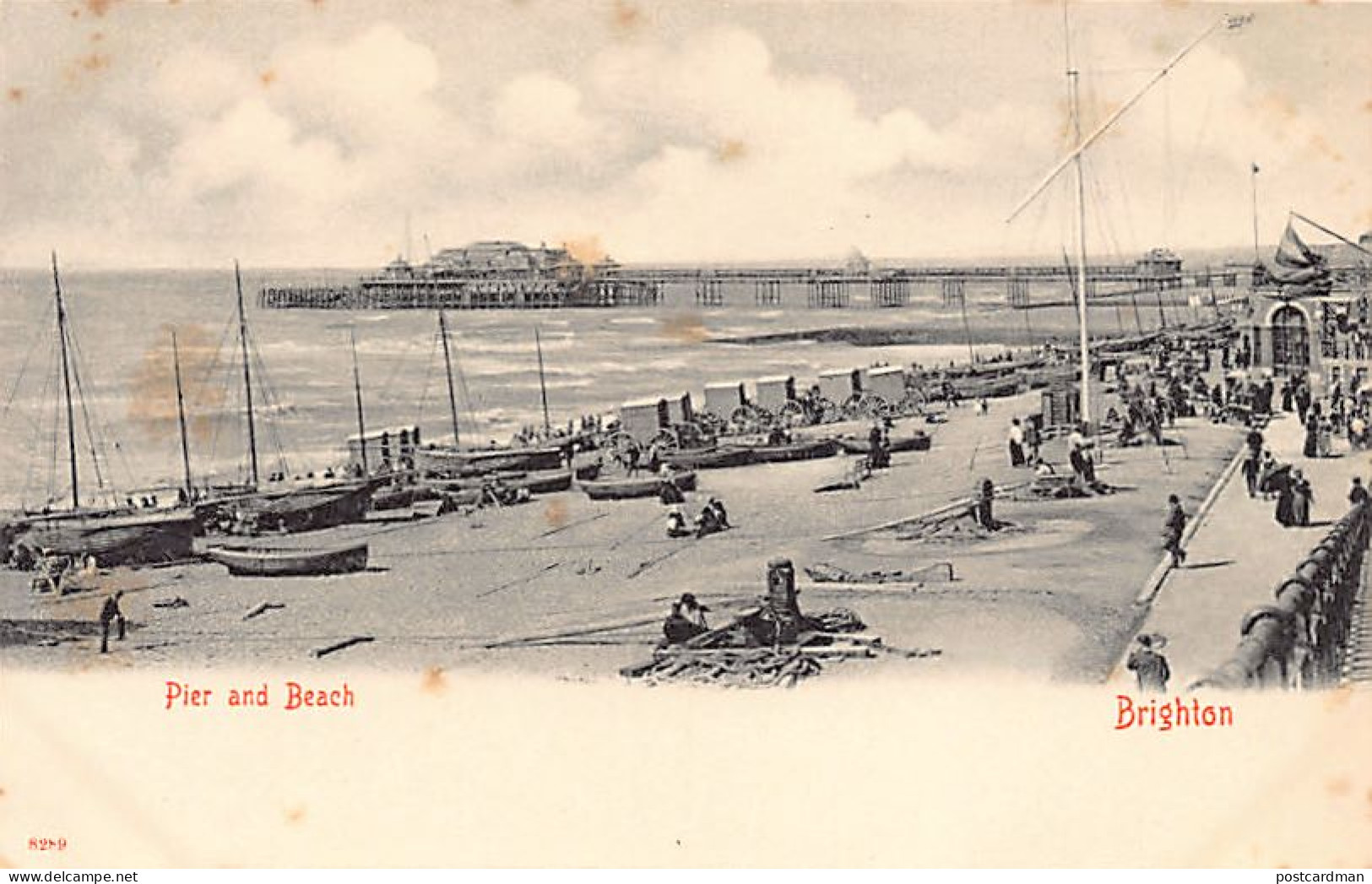 England - BRIGHTON (Sx) Pier And Beach - Publ. Stengel & Co.  - Brighton