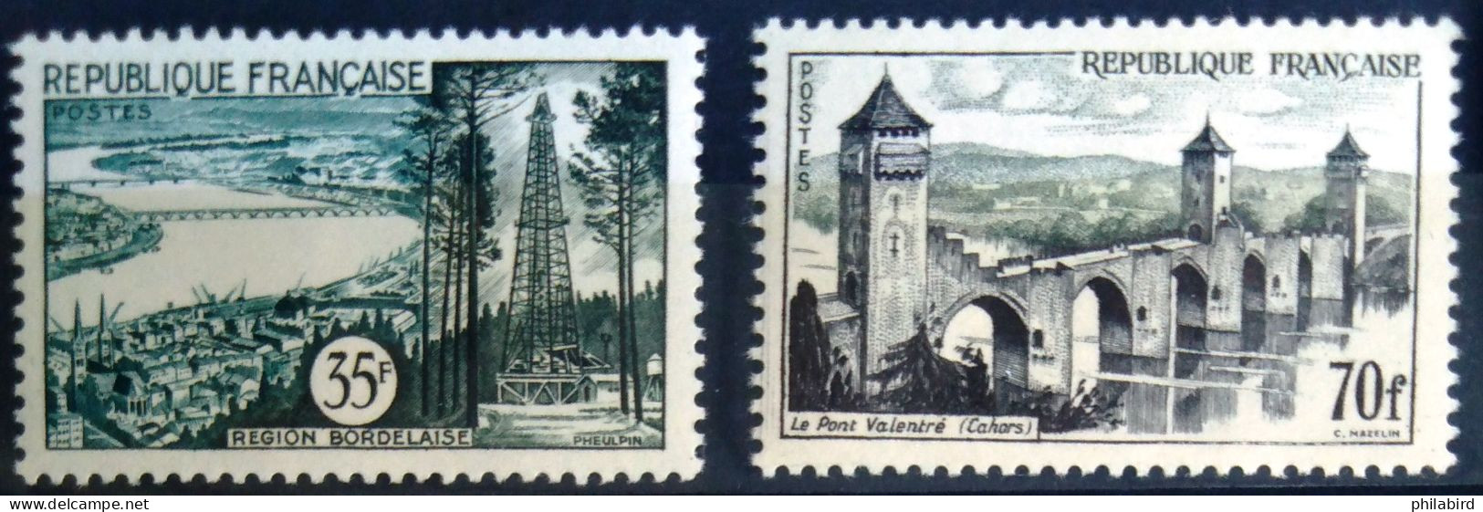 FRANCE                             N° 1118/1119                               NEUF** - Unused Stamps