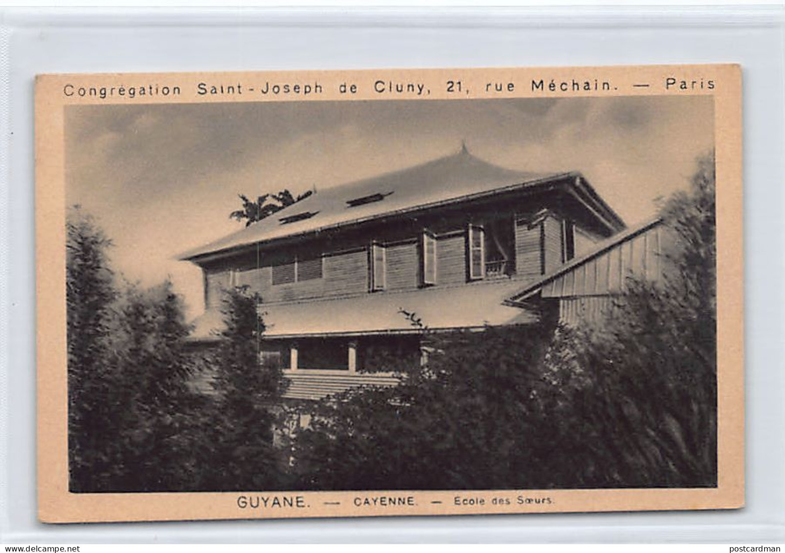 Guyane Française - CAYENNE - École Des Soeurs - Ed. Congrégation Saint-Joseph De Cluny  - Sonstige & Ohne Zuordnung