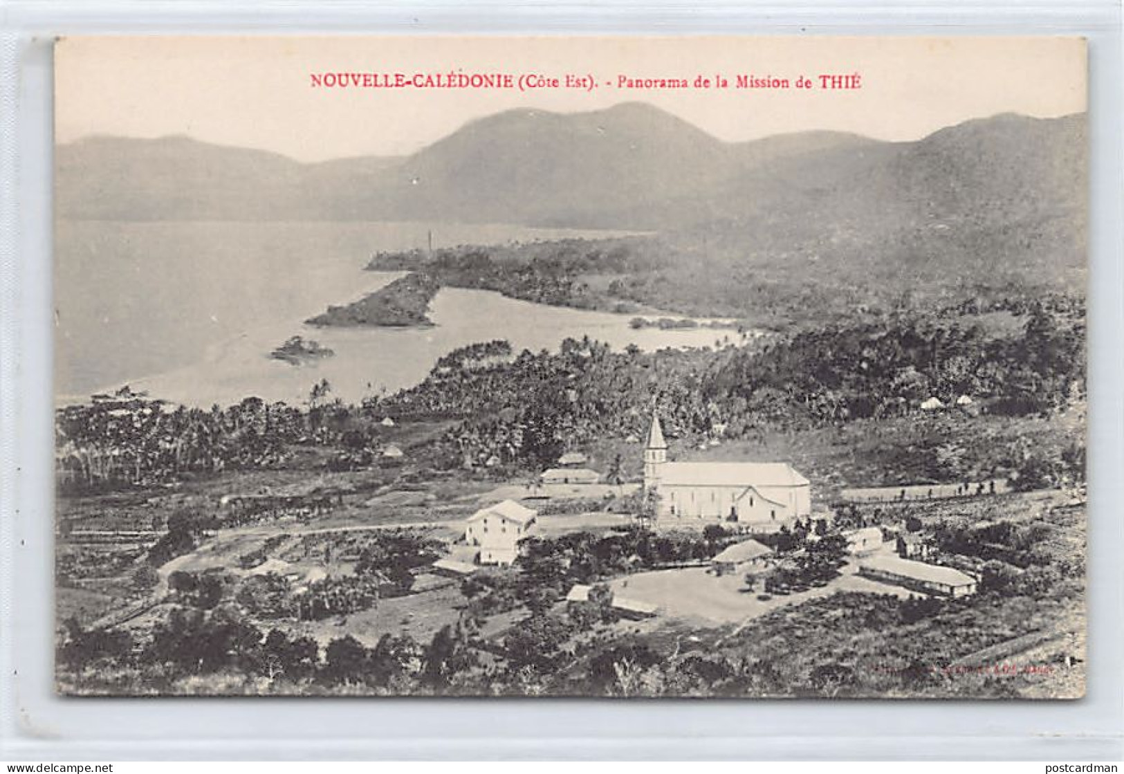 Nouvelle-Calédonie - THIÉ - Panorama De La Mission - Ed. J. Bergeret  - Nouvelle Calédonie