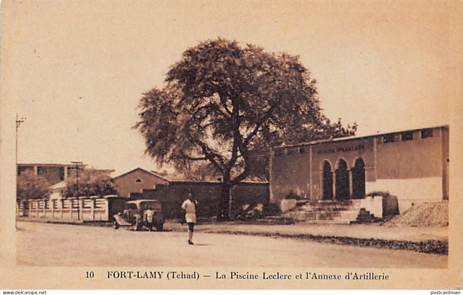 Tchad - FORT-LAMY - La Piscine Leclerc Et L'annexe D'artillerie - Ed. Mistral 10 - Tschad