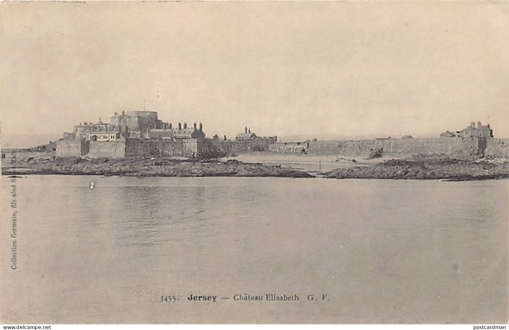 Jersey - Château Elizabeth - Publ. G. F. Germain Fils Aîné 3455 - Sonstige & Ohne Zuordnung