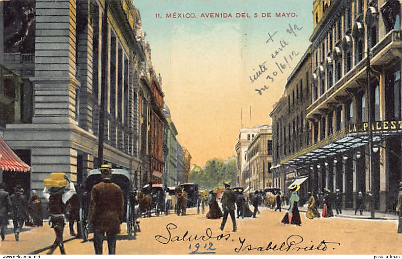 Ciudad De México - Avenida Del 5 De Mayo - Ed. Desconocido 11 - Mexico