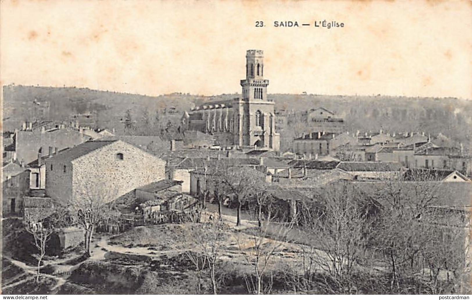 Algérie - SAÏDA - L'église - Ed. Collection Idéale P.S. 23 - Saïda