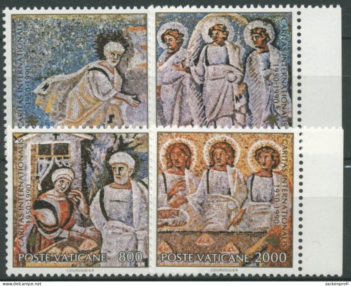 Vatikan 1990 40 Jahre Caritas Internationalis 1002/05 Postfrisch - Unused Stamps