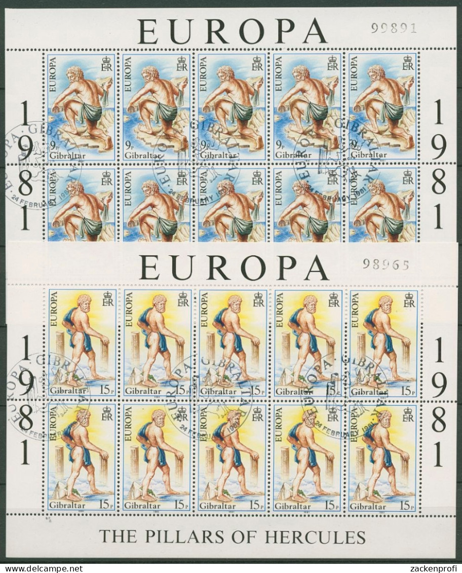 Gibraltar 1981 Europa: Folklore 416/17 K Gestempelt (C30943) - Gibraltar