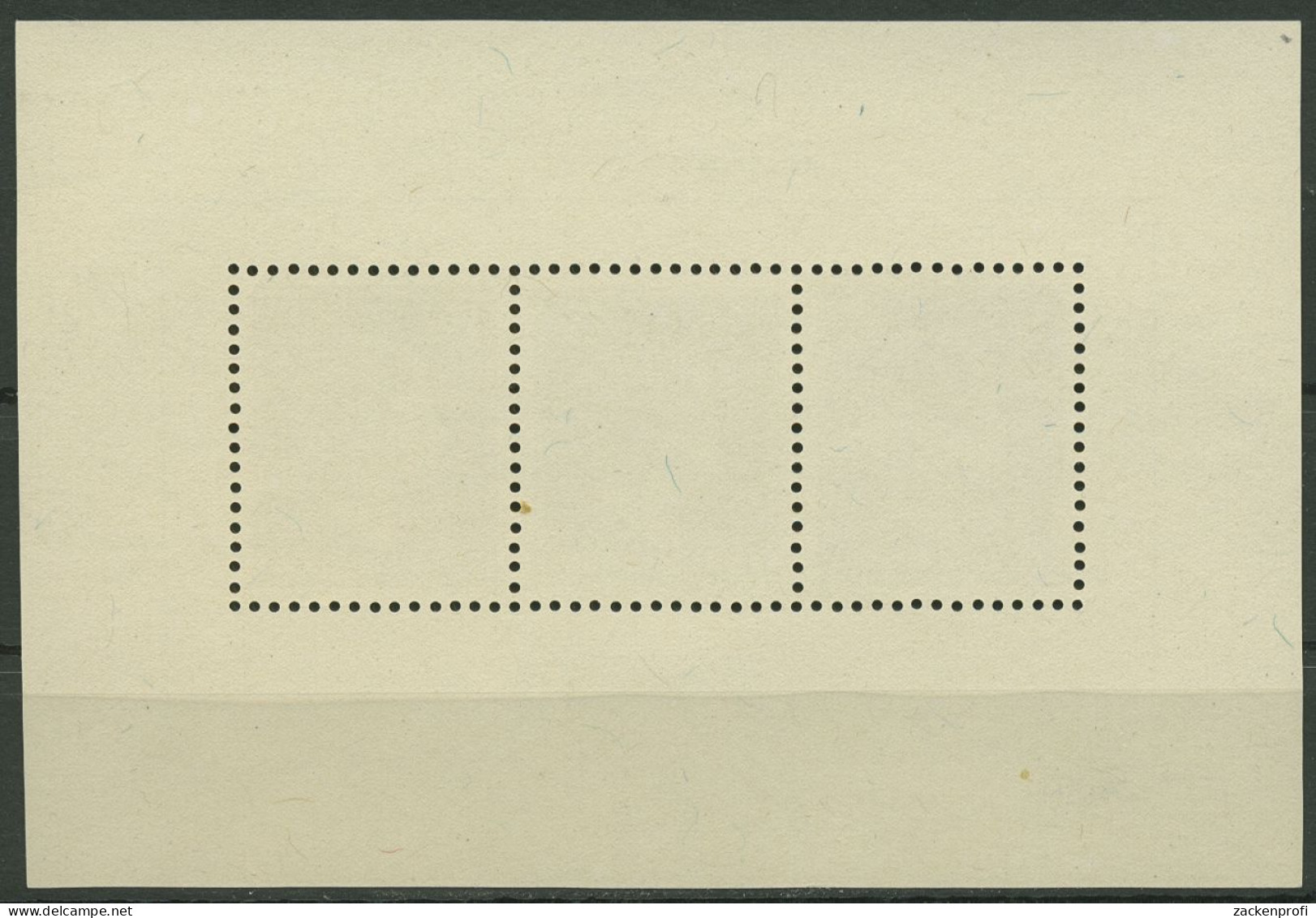Luxemburg 1949 Herzogin Charlotte Block 7, Rückseite Fehler, Postfrisch (C95367) - Blocks & Kleinbögen