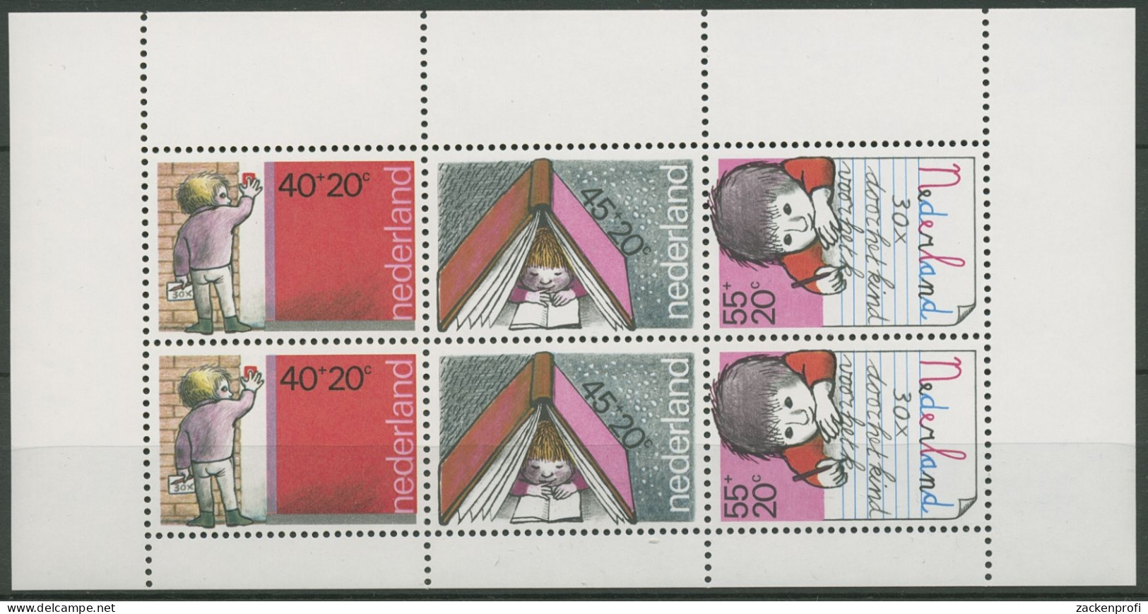 Niederlande 1978 Voor Het Kind Kinderbriefmarken Block 19 Postfrisch (C95003) - Blocchi