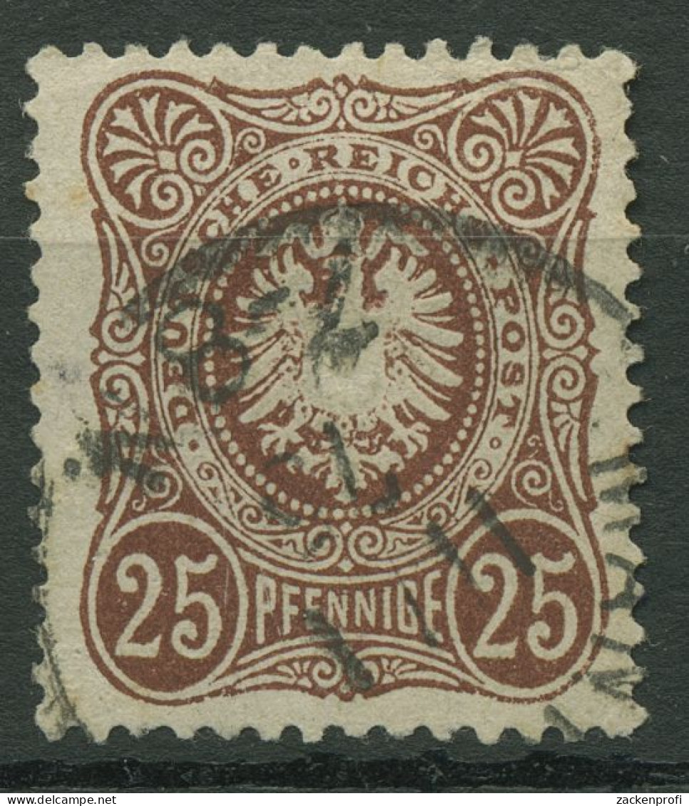 Deutsches Reich 1875 PFENNIGE 35 A Gestempelt Geprüft - Used Stamps