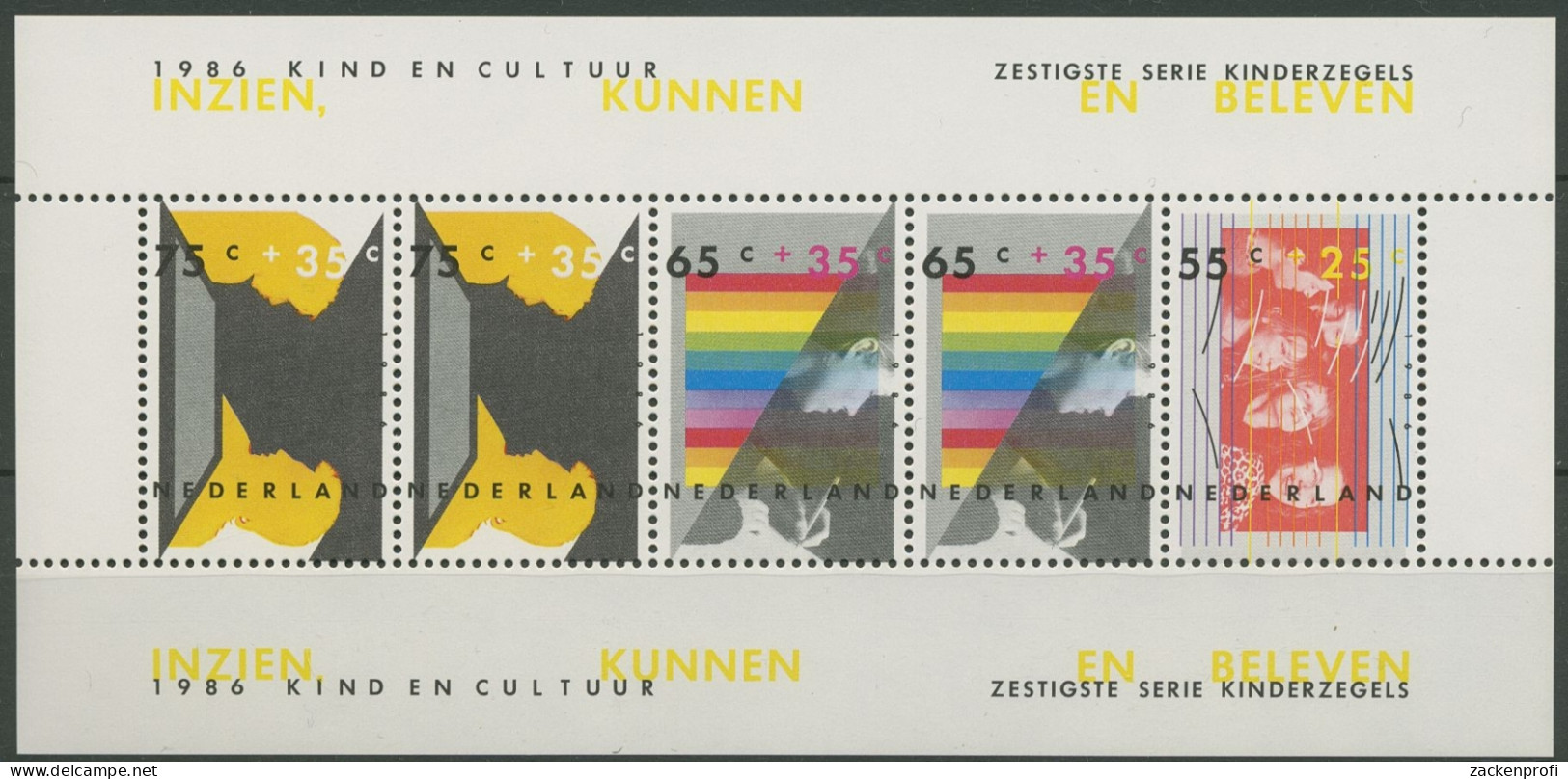 Niederlande 1986 Voor Het Kind Kultur Block 29 Postfrisch (C95016) - Blokken