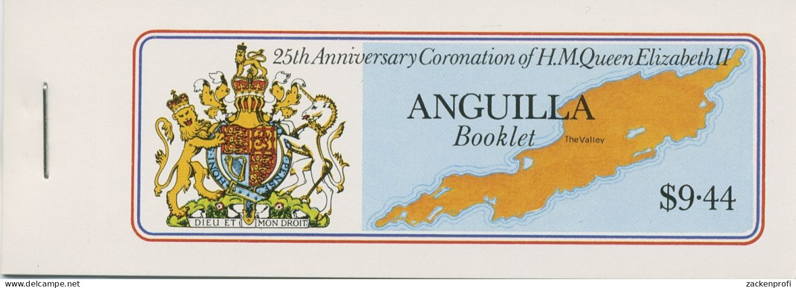 Anguilla 1978 Königin Elisabeth II. Markenheftchen 313/16 MH Postfrisch (C94643) - Anguilla (1968-...)