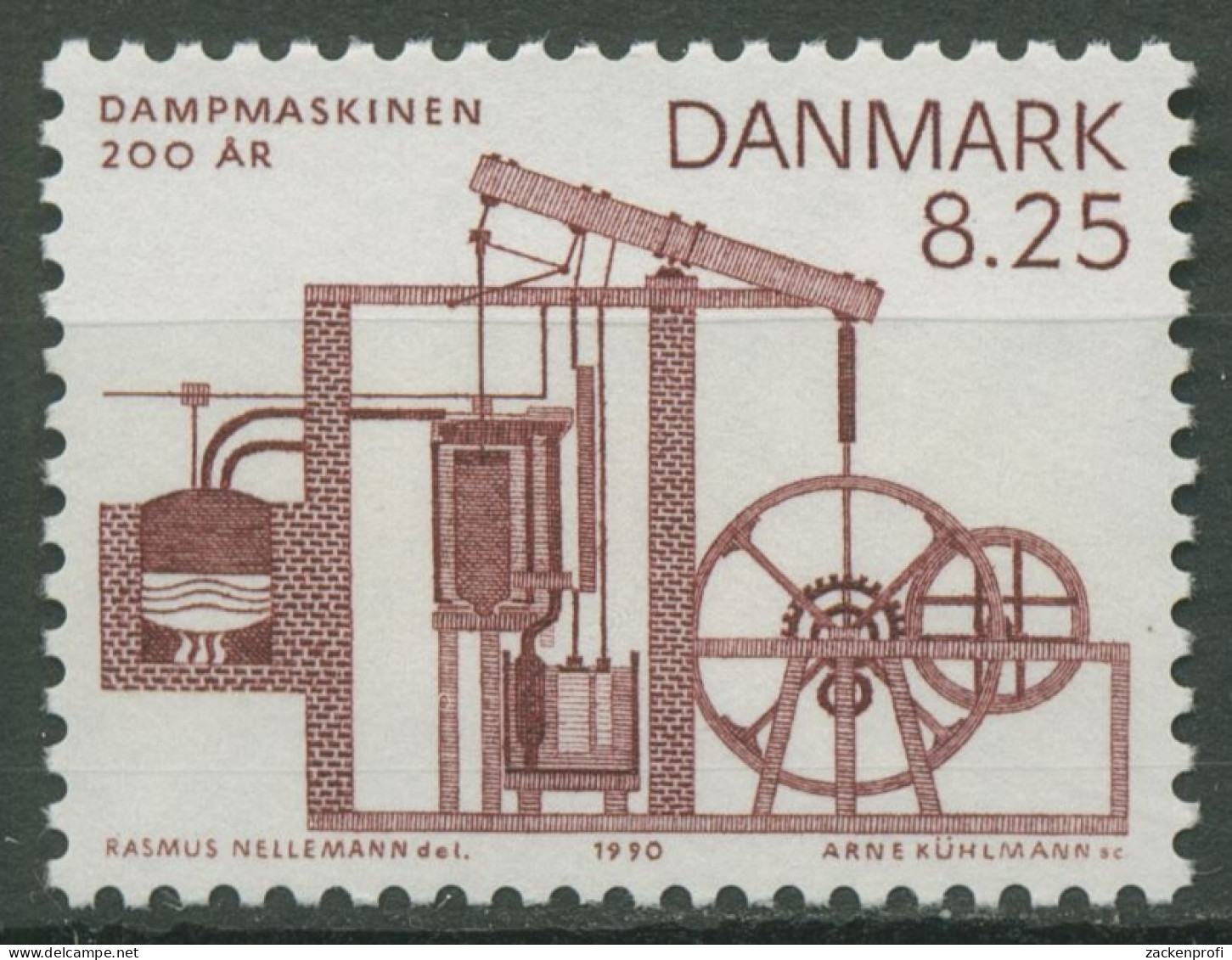 Dänemark 1990 Dampfmaschine 972 Postfrisch - Ungebraucht