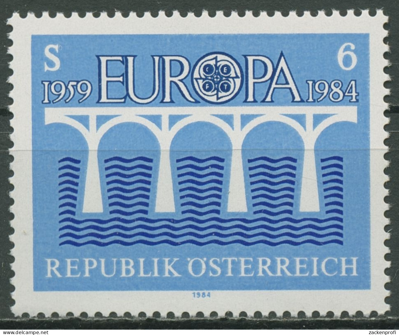 Österreich 1984 Europa CEPT Post-/Fernmeldewesen Brücke 1772 Postfrisch - Neufs