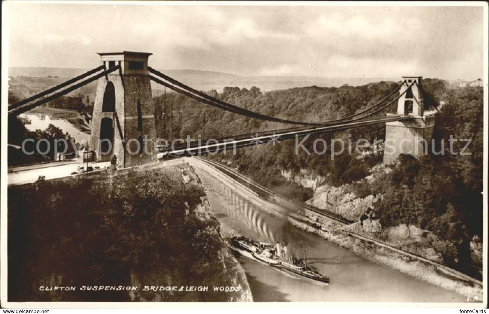 11732728 Bristol UK Clifton Suspension Bridge Avon Gorge Leigh Woods  - Bristol