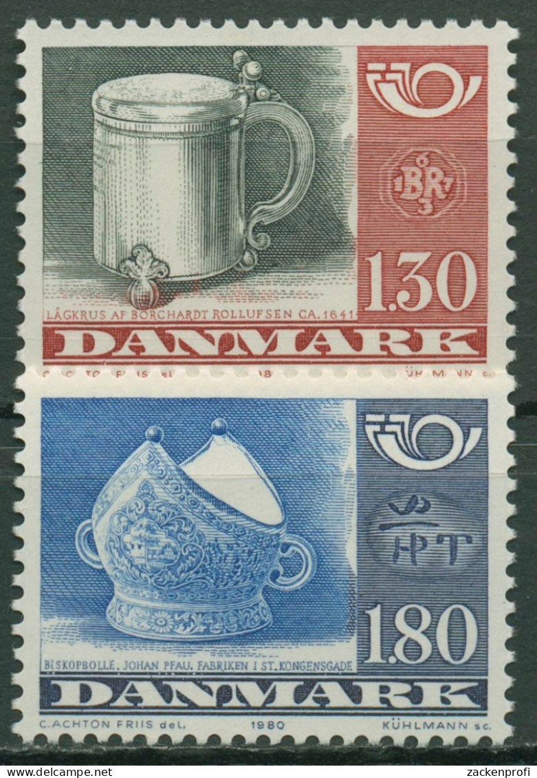 Dänemark 1980 NORDEN Handwerkskunst 708/09 Postfrisch - Unused Stamps
