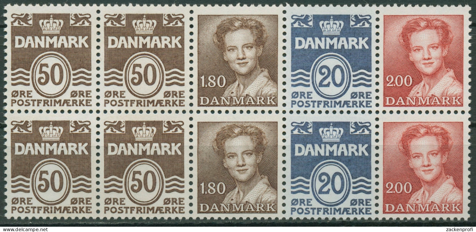 Dänemark 1974 Markenheftchenblatt H-Bl. 19 Postfrisch (C96552) - Markenheftchen