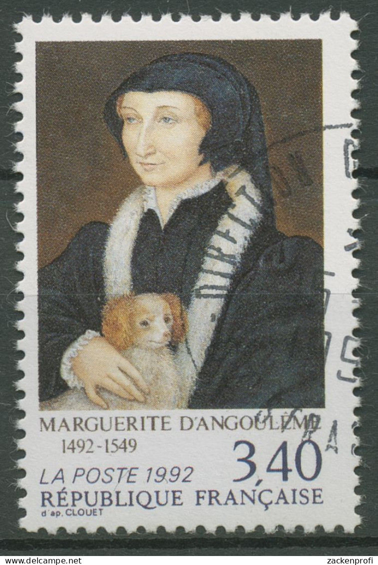 Frankreich 1992 Margarete V. Angouleme Königin V.Navarra Gemälde 2891 Gestempelt - Used Stamps