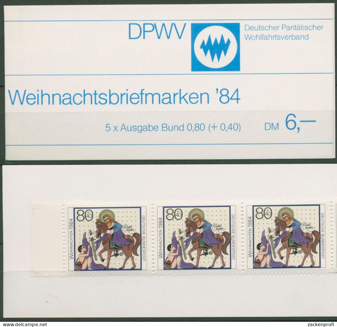 Bund Der Paritätische DPW 1984 Weihnachten Hl. Martin 1233 MH Postfrisch(C60130) - Other & Unclassified