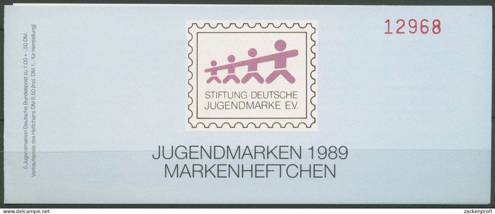 Bund Jugendmarke 1989 Zirkus Markenheftchen (1414) MH 2 Postfrisch (C60149) - Other & Unclassified