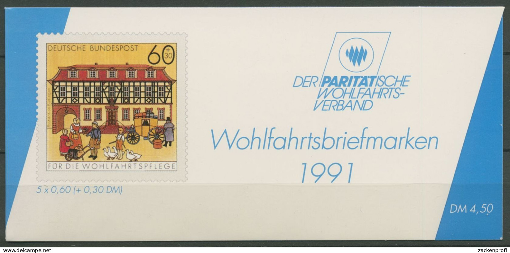 Bund Der Paritätische DPW 1991 Markenheftchen (1564) MH 7 Postfrisch (C60122) - Sonstige & Ohne Zuordnung