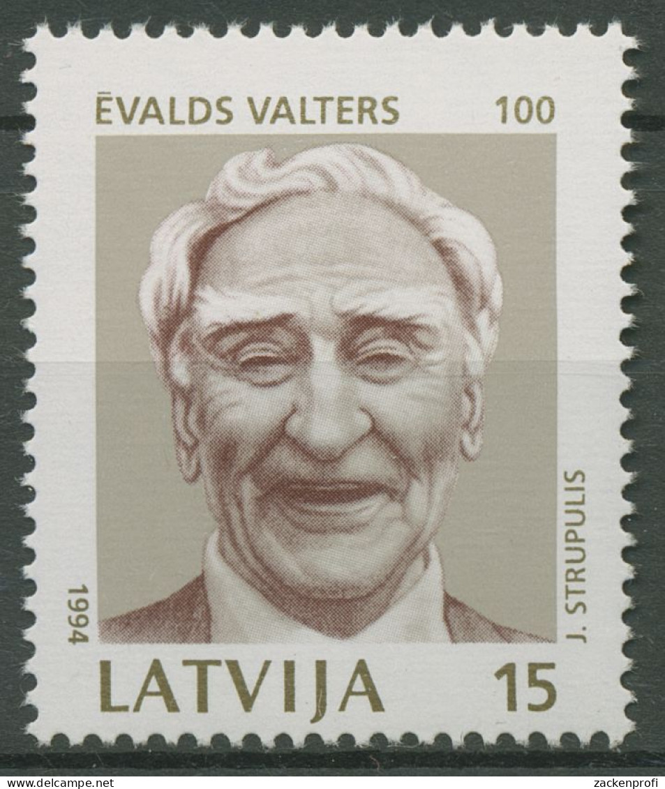 Lettland 1993 Schauspieler Evalds Valters 363 Postfrisch - Lettland